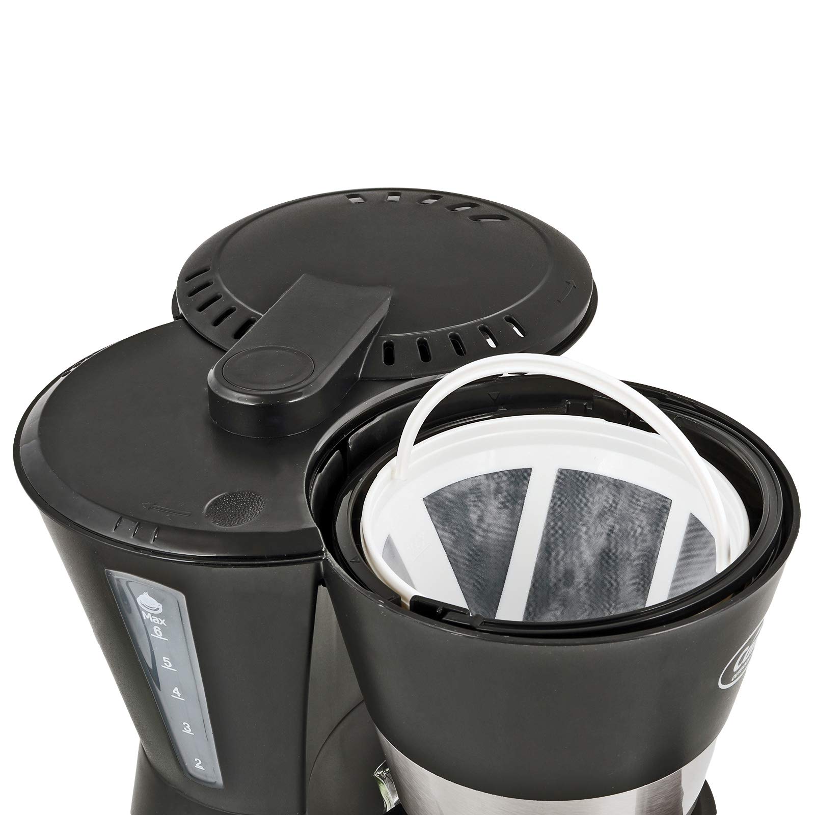 Camp4 Kaffeemaschine 12 Volt, 170W, 600ml, schwarz für Camping, Auto, Boot