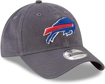 New Era NFL Core Classic 9TWENTY Graphite Adjustable Hat Cap - One Size