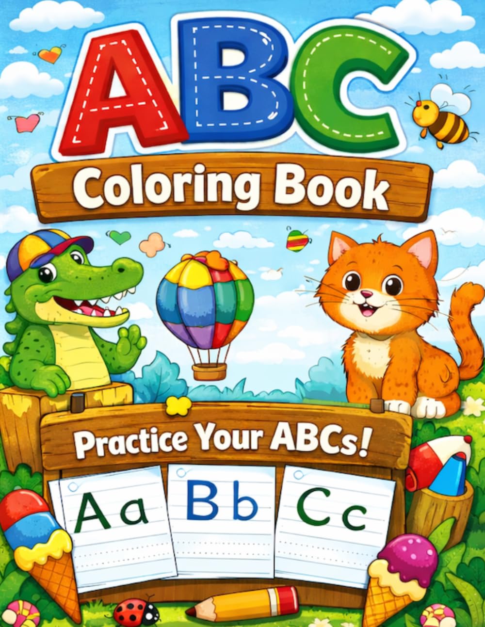 Learning Letters: Alphabet Coloring Book