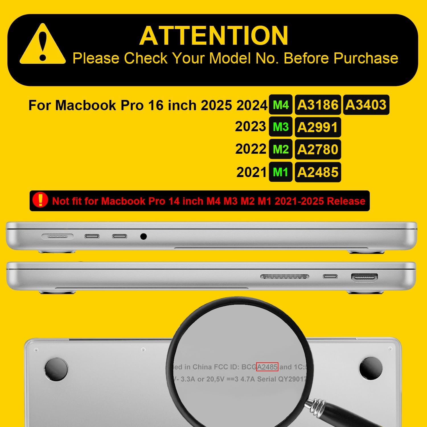 Case for MacBook Pro 16 Inch 2026 2025-2021 Model M5 A3428 A3429 M4 A3403 A3186 M3 A2991 M2 A2780 M1 A2485, Pattern Plastic Hard Shell Case Keyboard Cover for MacBook Pro 16" Pro/Max, Bowknot