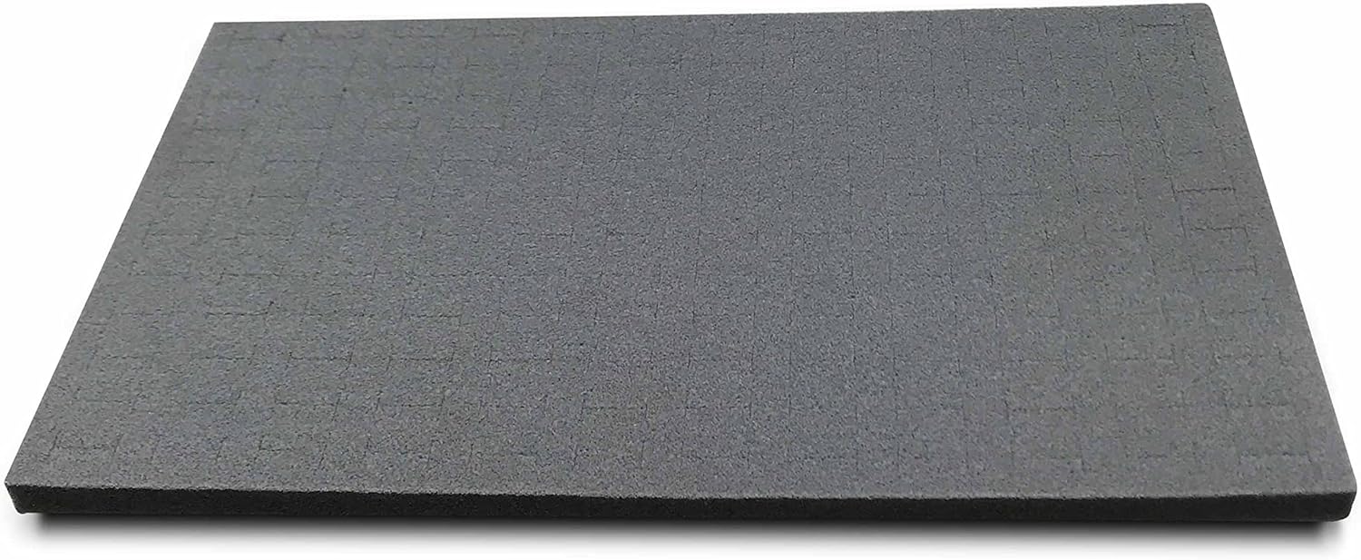 6-Pack Jewelry Display Foam Pad, Tray Insert - 72 Rings Holder Slots - Grey Velvet (14x7 Full Size) by TheDisplayGuys - Image 2