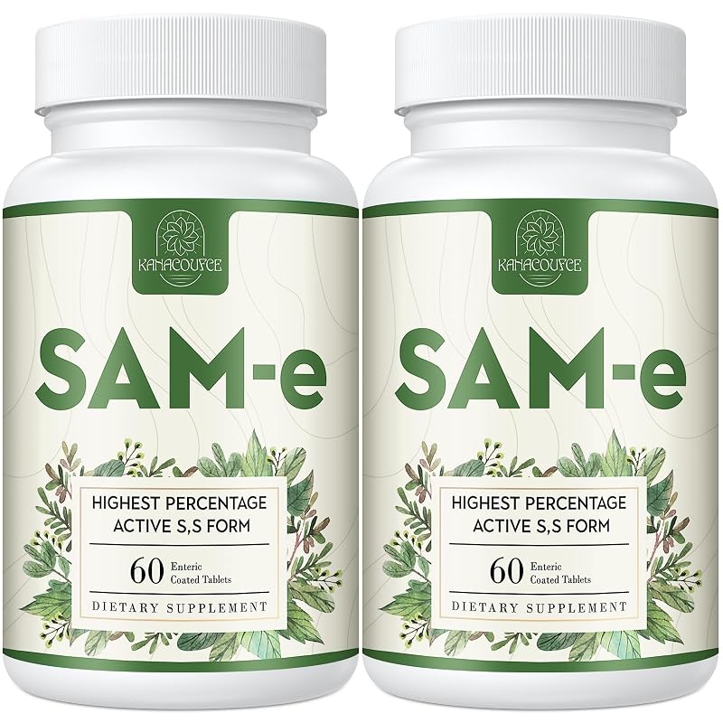 Kanacoufce Suplemento de SAM-e (S-Adenosil-L-Metionina) 1100 mg, 120 comprimidos