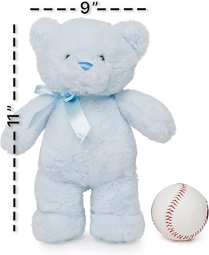 Miniatura 4 de Jolitee My First Bear - Oso de peluche azul de 10 pulgadas