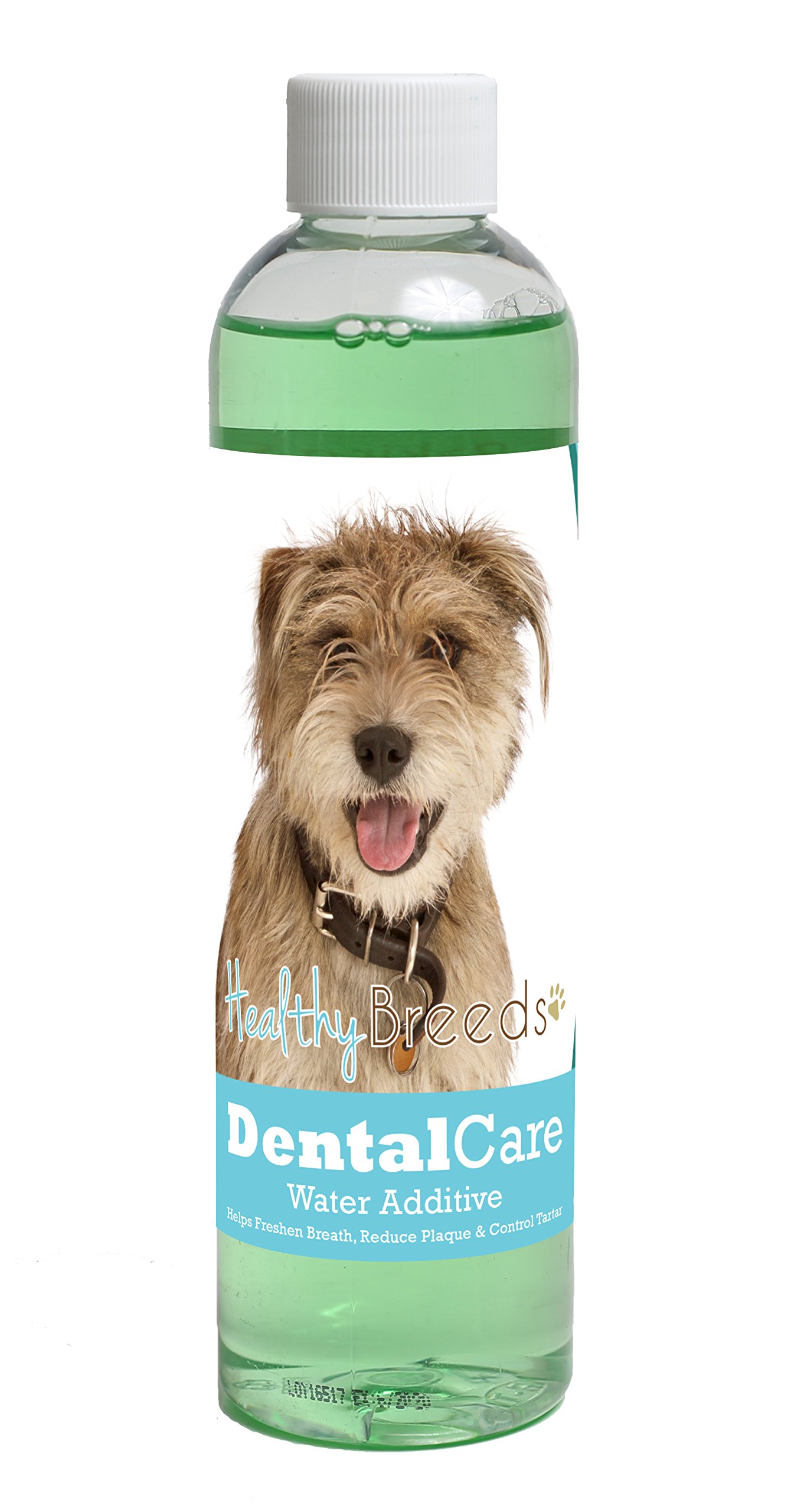 Healthy Breeds Dog Dental Care Water Additive for Mutt - Helps Freshen Breath, Reduce Plaque &amp; Control Tartar - Mint Flavor - 8 oz