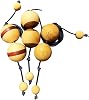 AroundSquare Monkey Knuckles - خشب - خشب القيقب والجوز
