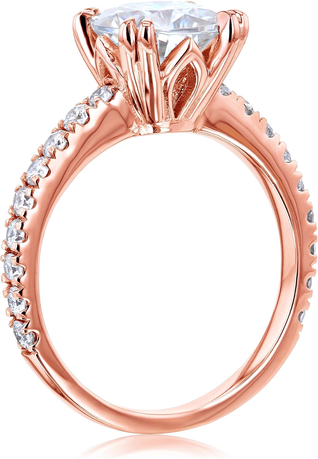 Kobelli 2ct Cushion Moissanite Ring 14K Gold (G-H/VS)