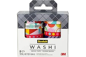 Scotch Washi Tape: Elevate Your Crafts with Artistic Grace