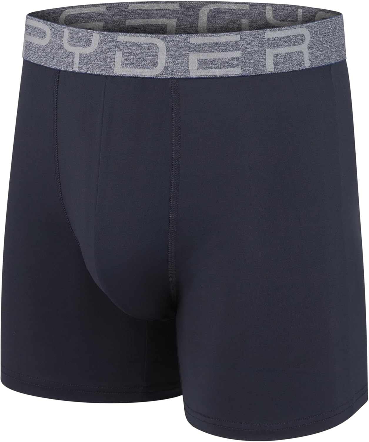 Spyder Mens Boxer Briefs 5 Pack Poly Spandex Performance Boxer Briefs Underwear