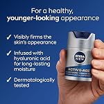 Hydratant pour le visage NIVEA MEN Active-Age, Crème pour le visage pour hommes avec acide hyaluronique, Crème anti-rides pour hommes, Crème raffermissante pour la peau offrant une hydratation 24H, Soins de la peau testés dermatologiquement, 50 mL
