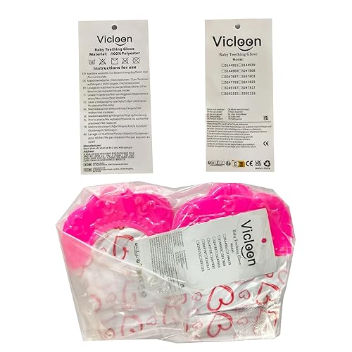 Miniatura 8 de Paquete de 2 guantes de dentición de silicona, manoplas calmantes para la dentición, guantes para prevenir arañazos, juguetes de dentición seguros