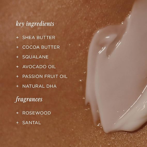 + Lux Unfiltered - Summer Skin Classic Gradual Self Tanner - Santal | Hydrating Self Tanning Lotion - Shea Butter & Squalane - Non-Sticky, No Transfer, Natural-Looking - Vegan Sunless Tanner