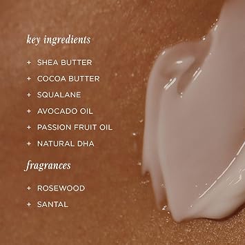 + Lux Unfiltered - Summer Skin Classic Gradual Self Tanner - Santal | Hydrating Self Tanning Lotion - Shea Butter & Squalane - Non-Sticky, No Transfer, Natural-Looking - Vegan Sunless Tanner