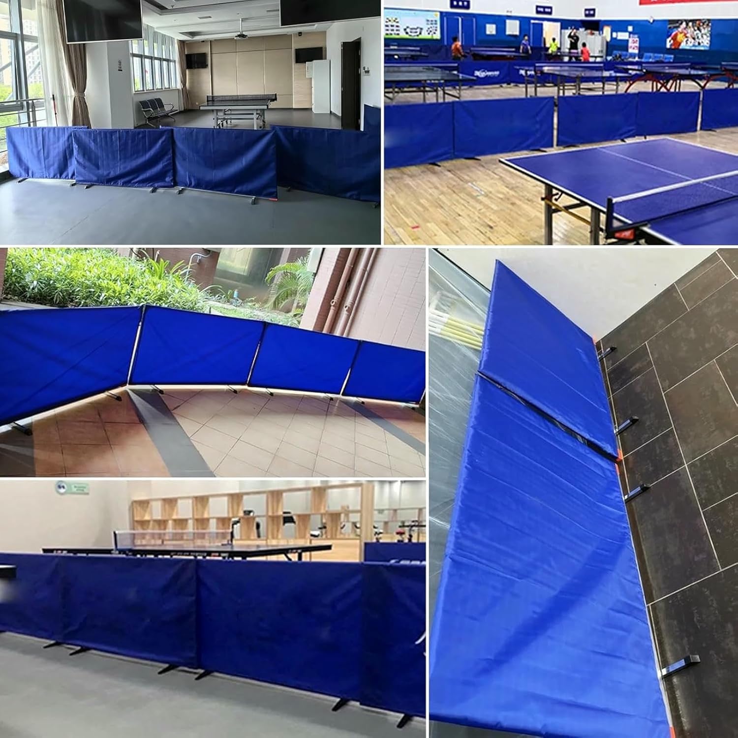 Indoor Self Training Privacy Partitions Screen, 1pc 2pcs 3pcs 4pcs Ping Pong Field Fence Surround Barrier Block, Table Tennis Court Pong Ball Baffle/Coaming/Surround
