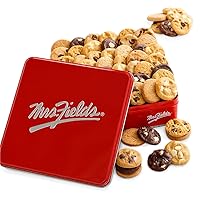 Vista 11 de Señora Fields 48 galletas de tamaño bocado en lata de colección - Surtido con 48 galletas Nibblers en nuestros 5 sabores clásicos de galleta