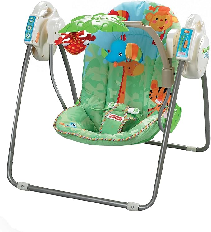 FisherPrice Rainforest Open Top Take Along Swing Amazon.co.uk Baby