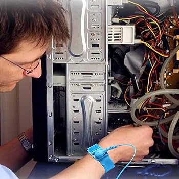 Bracelet Antistatique Avec Câble De Mise à La Terre Et