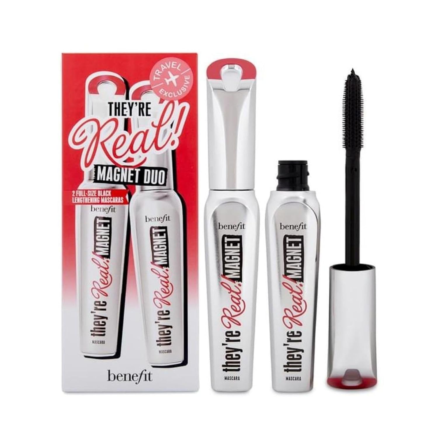 Benefit They're Real! Magnet Mascara Duo Set 2×0.32 Ounce