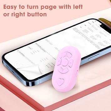 Phone Page Turner, Bluetooth Scrolling Ring Remote Control