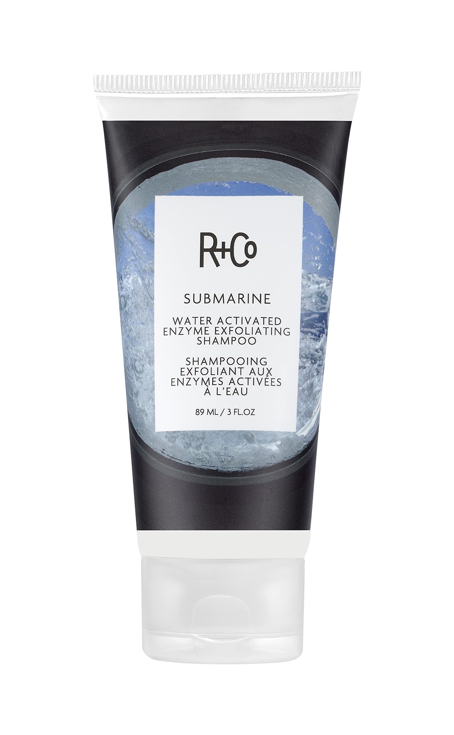 R+CoR+Co SUBMARINE Water Activated Enzyme Exfoliating Shampoo Deluxe Sample, 0.5 fl. oz.