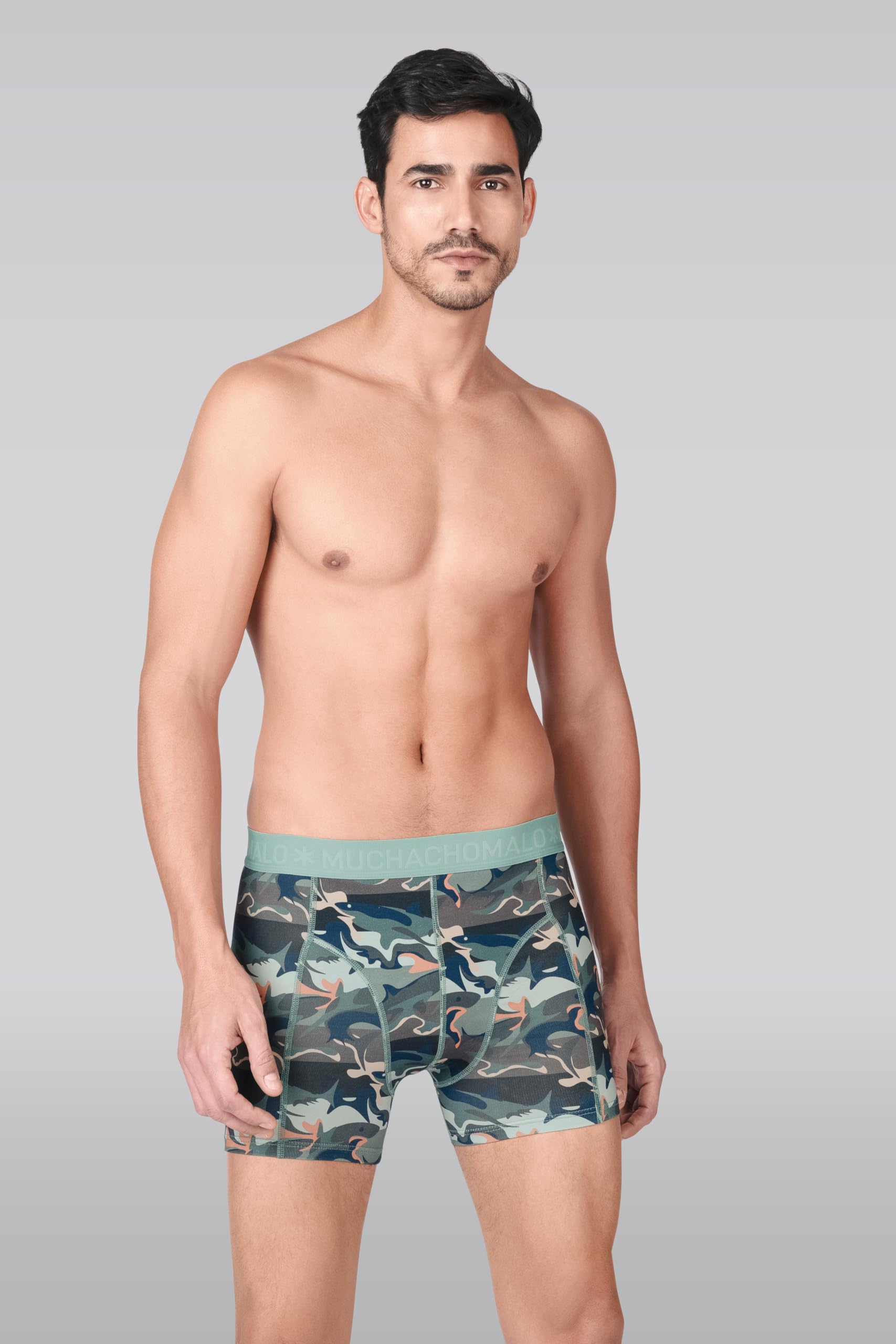 Muchachomalo Hombre Bóxer 3-Pack, Estampado, Algodón, Cinturilla Elástica