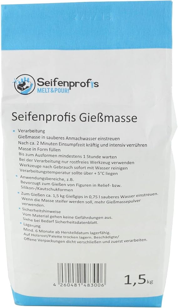 Gesso Per Modellare Alabastro 3 Kg - Polvere Per Colata, Artigianato, Impronte 3D - Foto 4