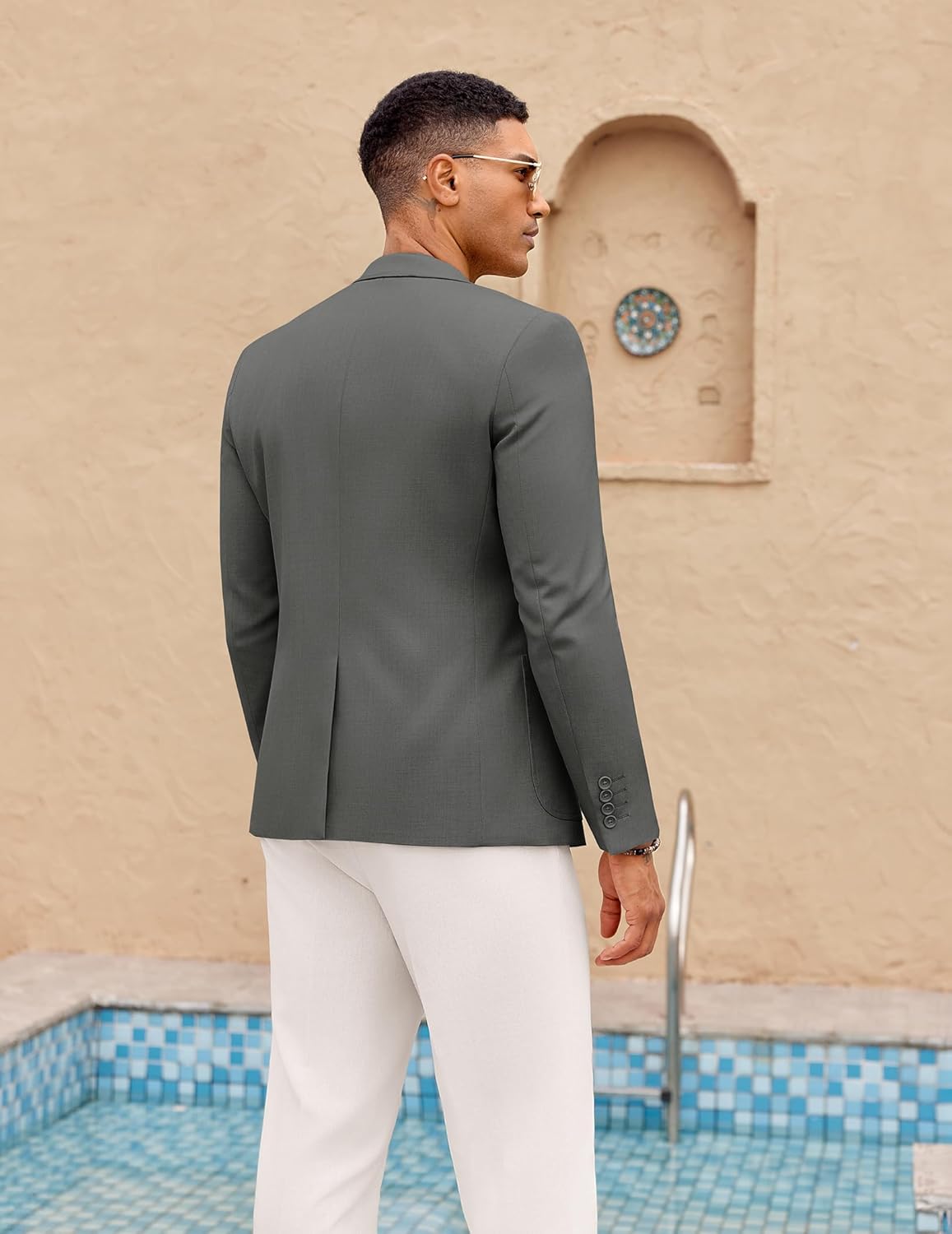 COOFANDY Mens Casual Sport Coat Lightweight Two Button Blazer Slim Fit Business Jackets
