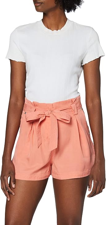 Superdry Desert Paper Bag Shorts Pantalones Cortos para Mujer: Amazon.es:  Ropa