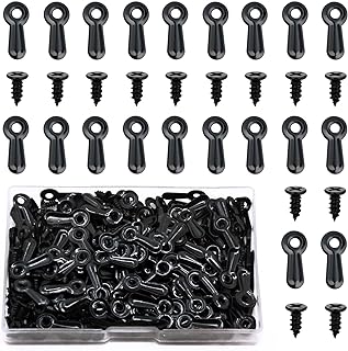200 PCS Picture Frame Turn Button Fasteners Set with 200 PCS Screws, Photo Frames Hardware Backing Clips for Hanging Pictures, Photos, Drawing