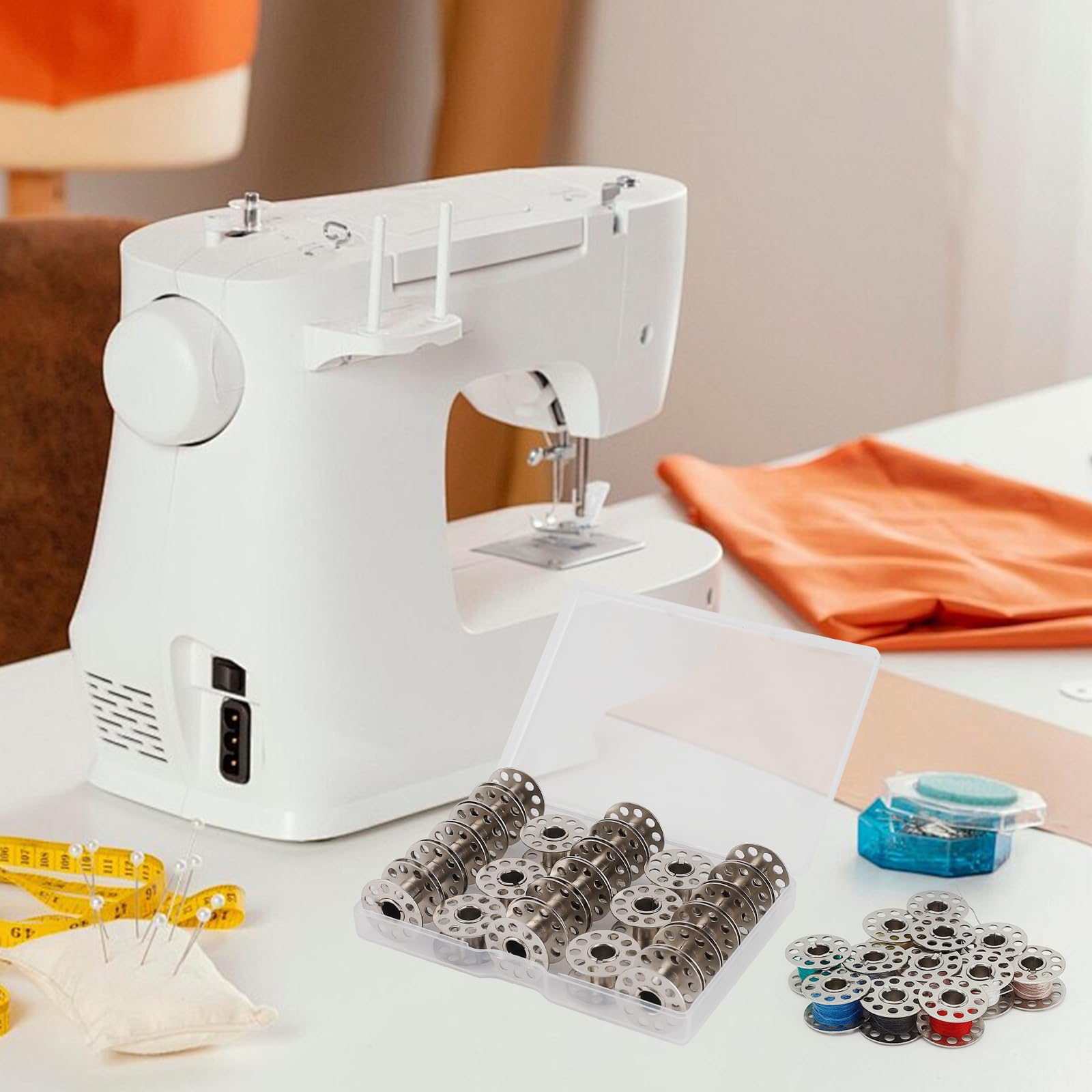 Evernice Lot De 4 Boitiers à Bobines Pigtail + 20 Bobines