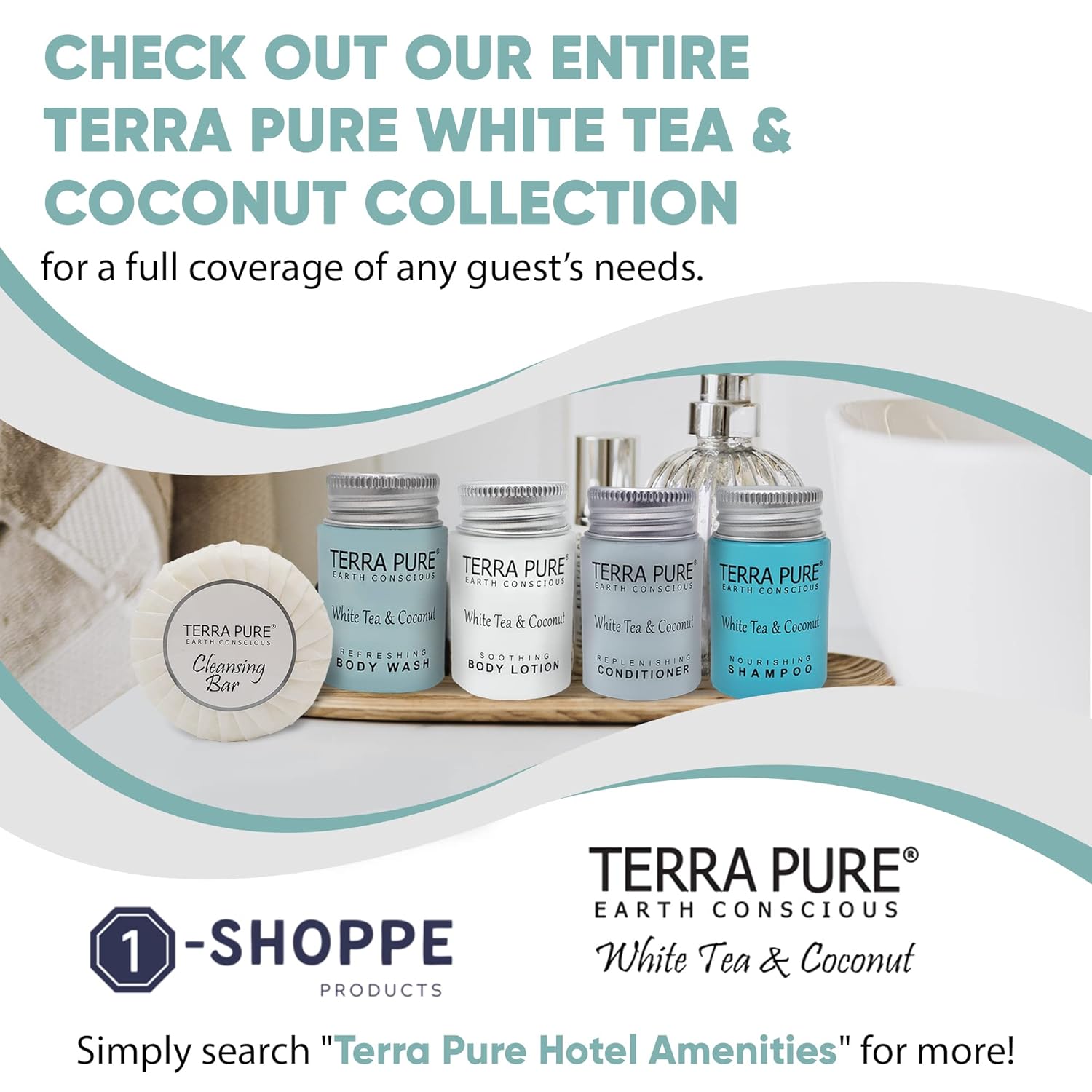 Buy Terra Pure White Tea & Coconut Conditioner, Travel Size Hotel