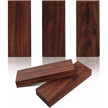 5 Pcs Ironwood Knife Handle Scales for Knife Making Natural Wood Knife Handle Material 5.11 x 1.77 x 0.51 Inches