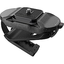 PGYTECH Clip Fotocamera Beetle V2 con Piastra Sgancio Rapido Arca per Sony, Nikon, Fuji, DSLR, SLR + Adattatore Action Camera per Zaino