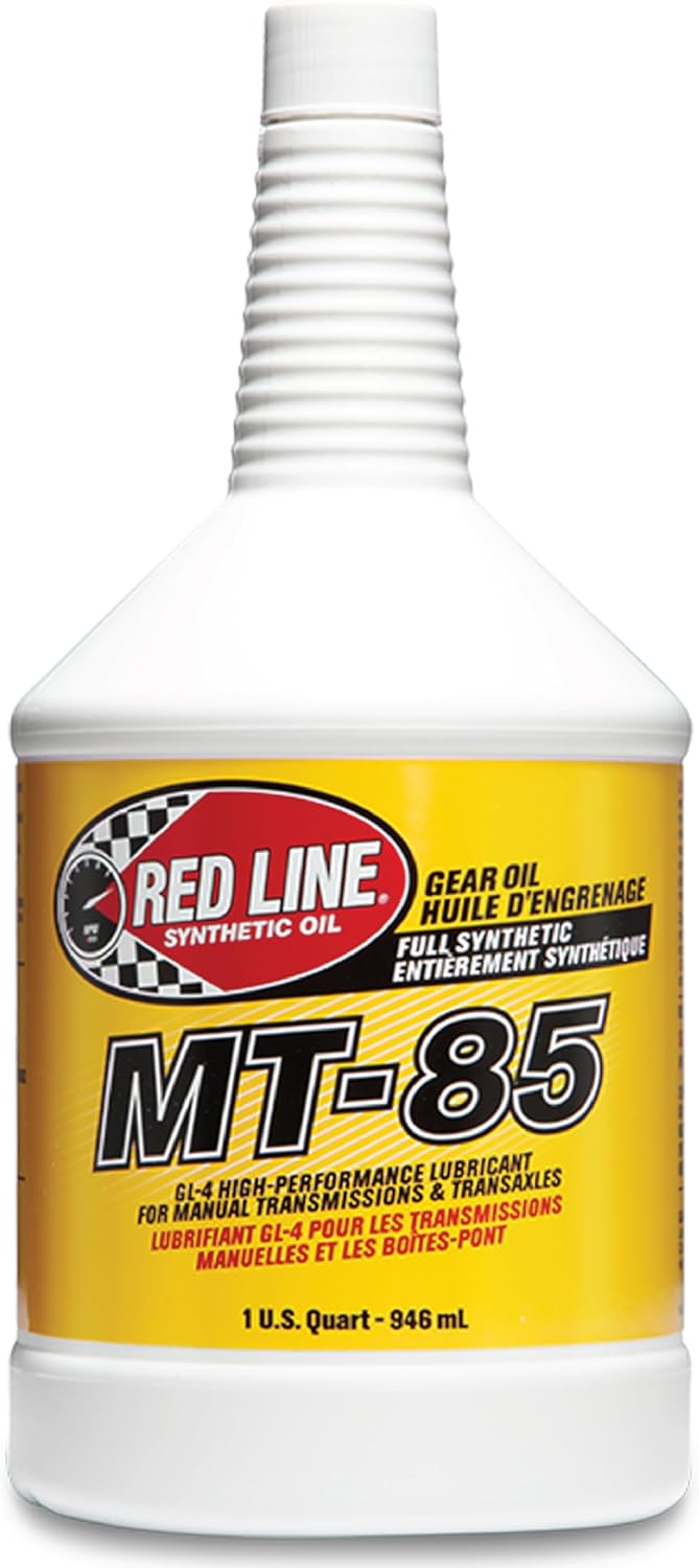 Red Line 50504 MT-85 Manual Transmission 75W85 GL-4 Gear Oil - 1 Quart (12 Pack)