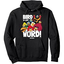 Angry Birds Group Bird is the Word Pullover Hoodie