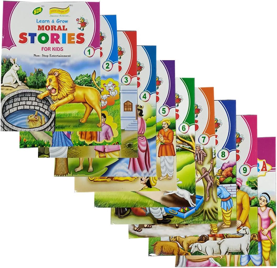 kieana Return Gifts for Kids Birthday Party Moral Story Books Set Gift for Girls / Boys for Children Party Supply - Pack of 30