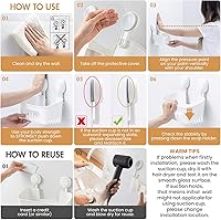 Vista 8 de LEVERLOC Shower Caddy Suction Cup & Soap Holder Shower Shelf Shower Basket Suction Pack of 2 Removable Powerful Suction Cup Bathroom Organizer Max