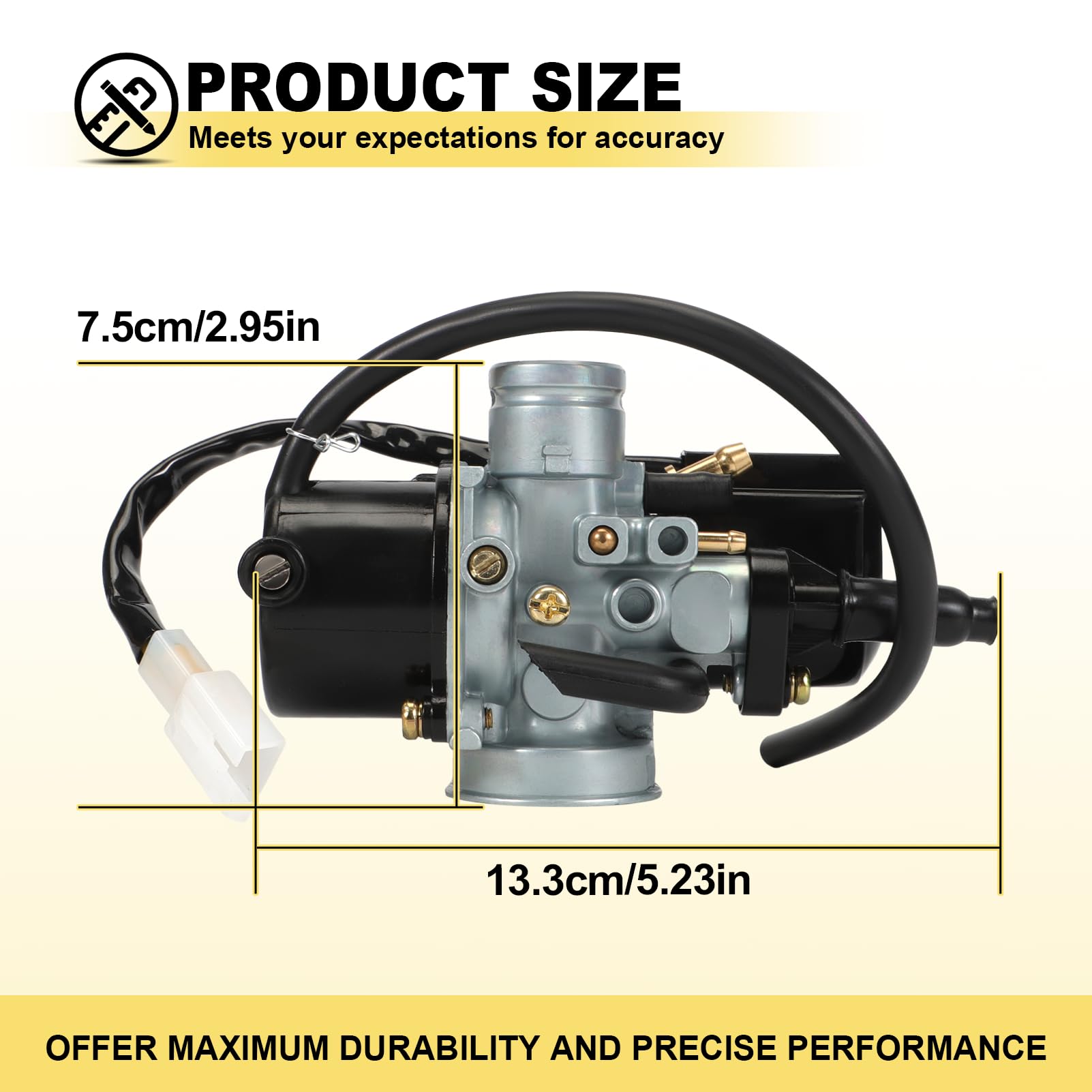 LDLRVeX Carburatore 15mm per Speedfight Ludix Kisbee Jet Force Vivacity