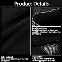 Vista 3 de Guantes de billar para mano izquierda, guantes de billar para mano izquierda, 3 dedos, secado rápido, transpirables y antideslizantes, guantes Rojo