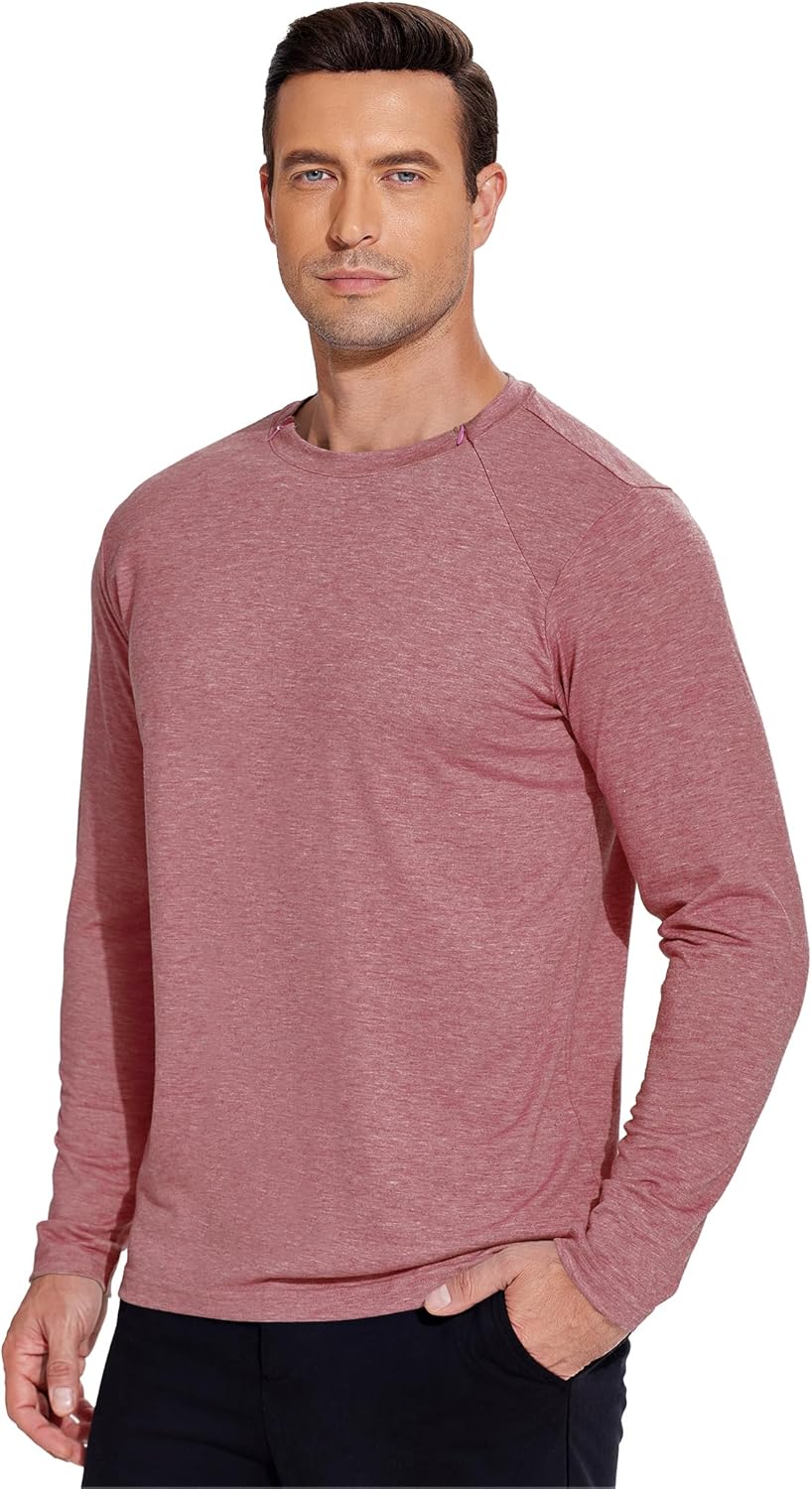 Deyeek Unisex Chemo Shirts for Port Access Chemotherapy Must Haves Long Sleeve Cancer Care Package for Men - Image 6