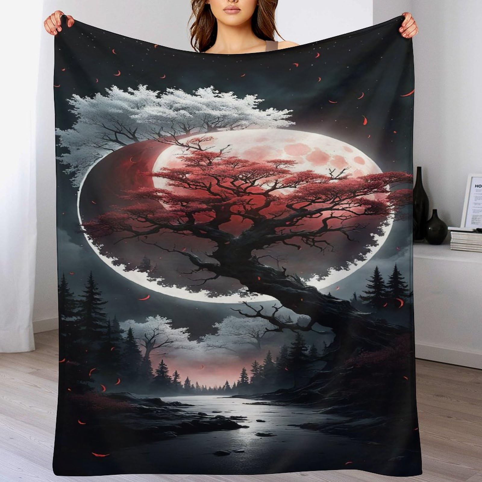 Couverture en flannel douce pour le camping et les soirées cocooning maison