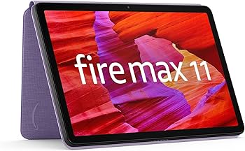 FireMax11タブレット 11インチ 64GB＋カバー Amazon.co.jp: 【Fire Max 11用】Amazon純正 スリムカバー (アメジスト