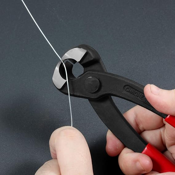 SPEEDWOX 9 Inches Ear Clamp Pliers Front and Side Jaw Pinch Clamp Pliers