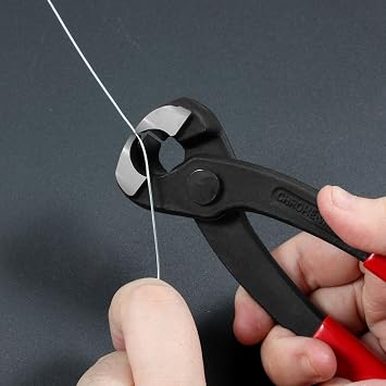 SPEEDWOX 9 Inches Ear Clamp Pliers Front and Side Jaw Pinch Clamp Pliers