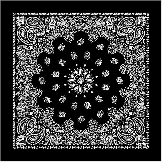 BISMAADH 100% Western Design Cotton Paisley Bandana