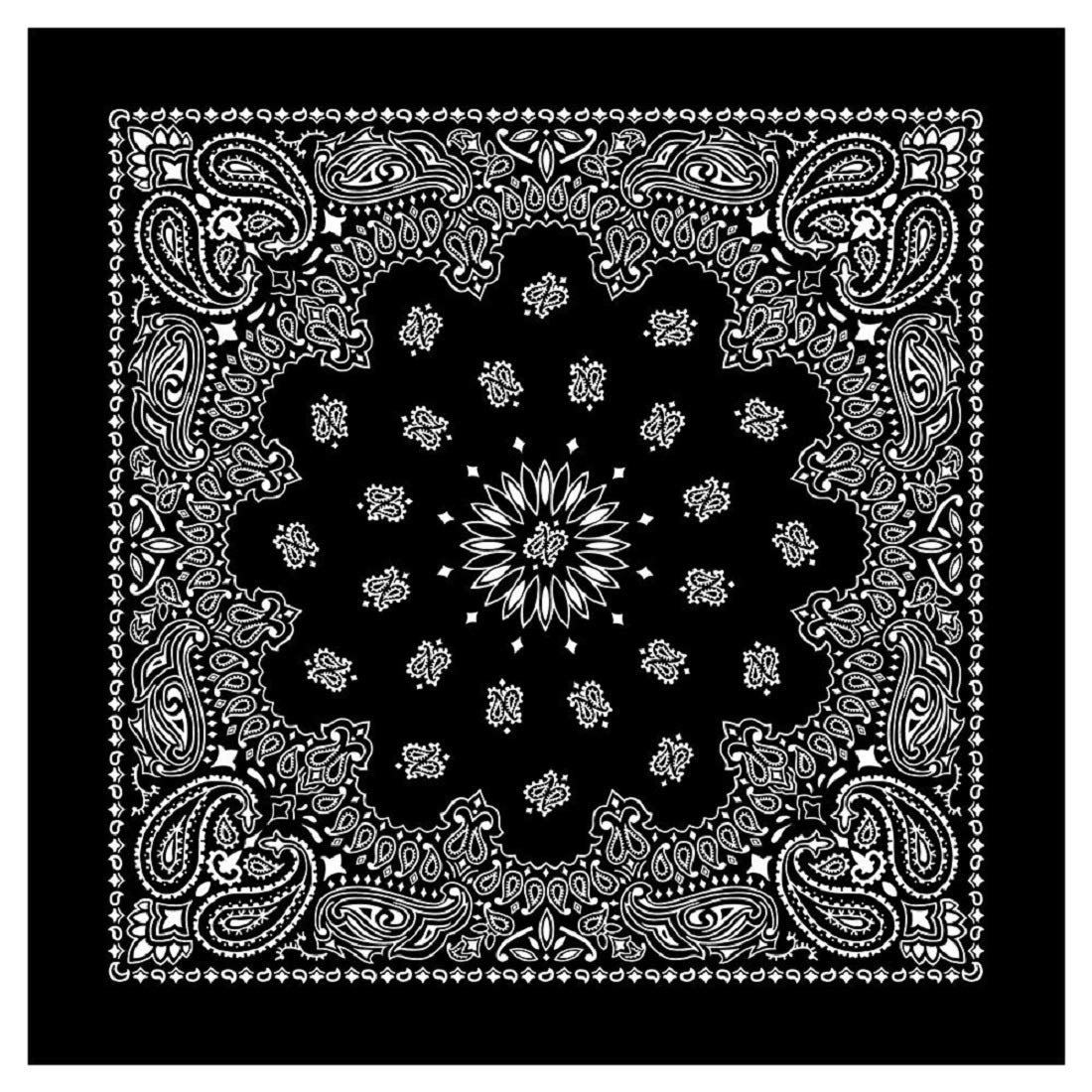 BISMAADH 100% Western Design Cotton Paisley Bandana