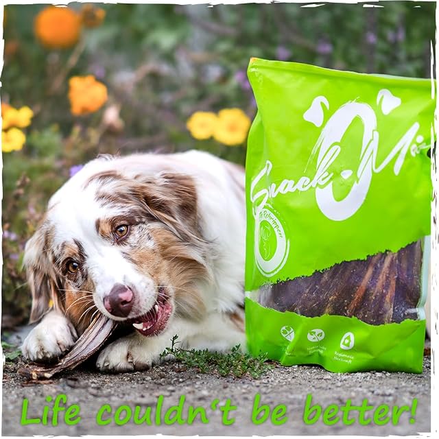 Foto 3 de 3 de SnackOMio - Snack Premium para Perros - crujientes Dados de Carne de venado, sin Cereales, 1 Pack (1 x 125g)