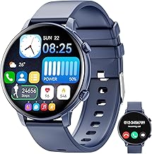 Hwagol Montre Connectée Homme Femme 1.39" Smartwatch avec Podometre, Moniteur Sommeil, avec 140+ Sportifs, Smartwatch Montre Intelligente Bracelet pour Android iOS