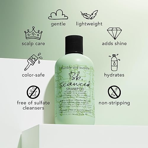 Miniatura 6 de Bumble and bumble. Seaweed Hydrating Shampoo and Conditioner  For Fine-to-Medium Hair or Daily Washer  Anti Frizz, Sulfate-Free, Color Safe +