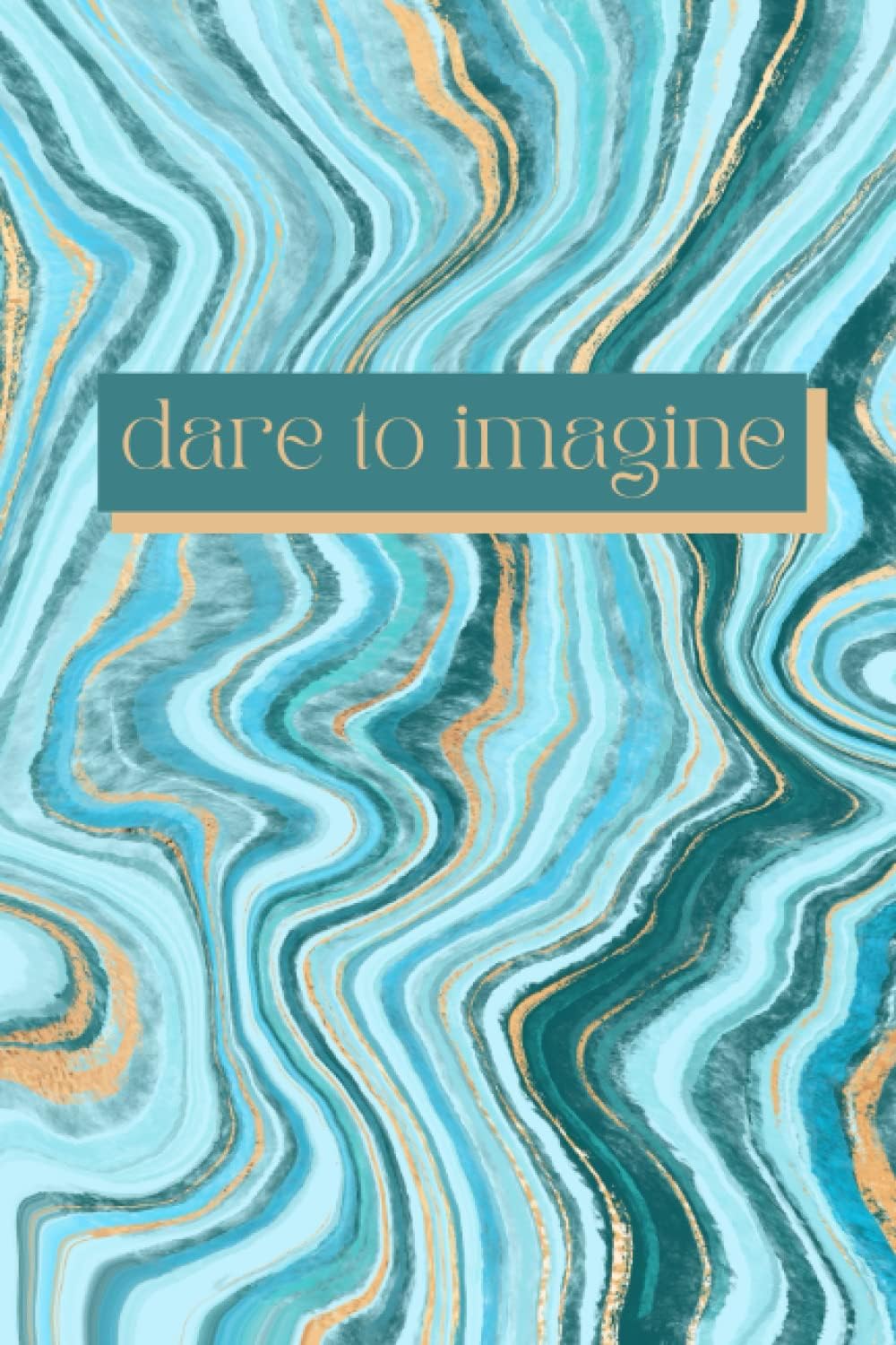Independently published Dare To Imagine marble journal