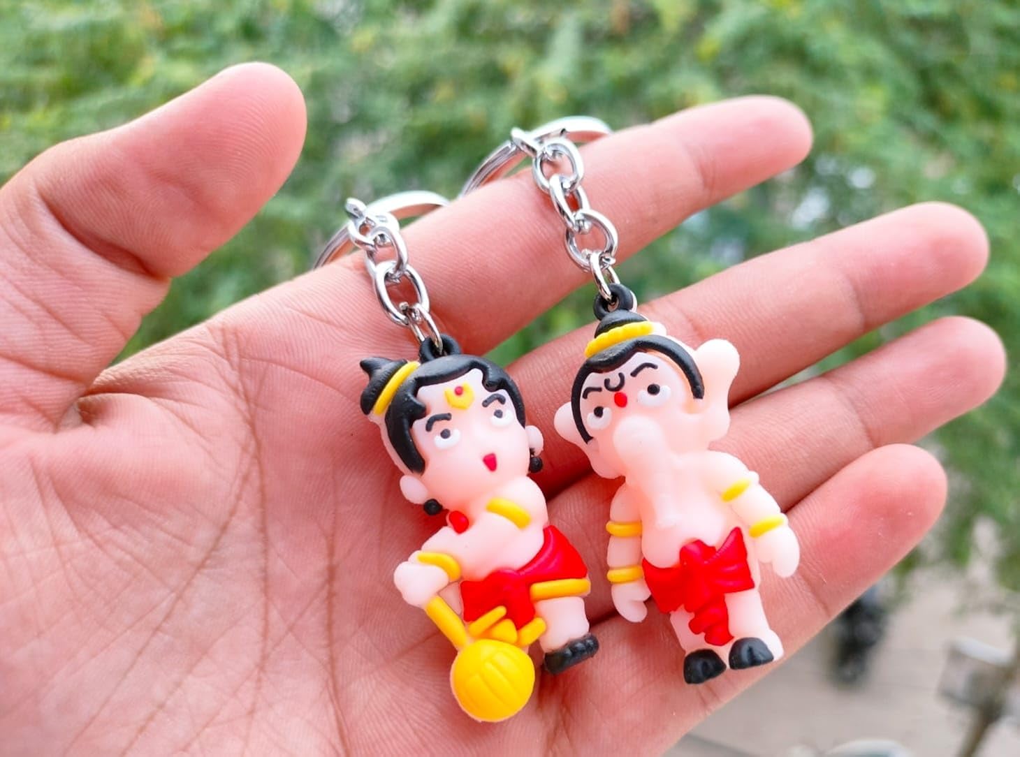 Auto Dean cute Animation God Soft rubber Ganesha and Hanuman 3D